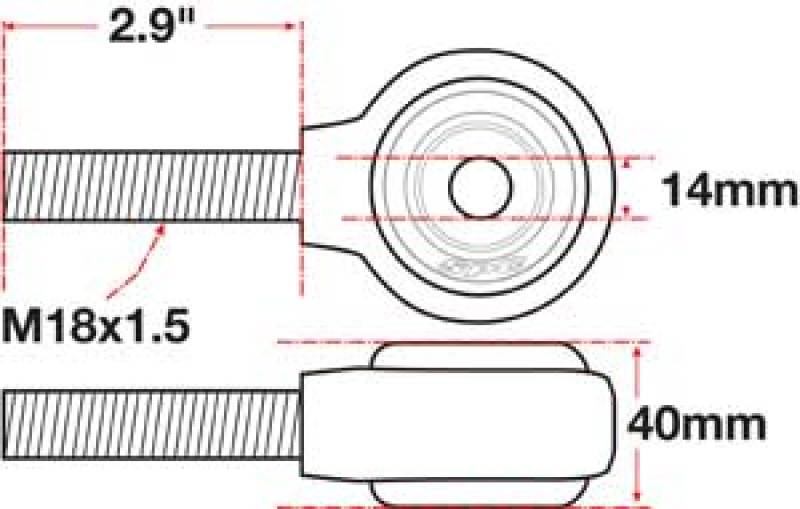 SPC Performance XAXIS Rod End Ball Joint SPC Performance XAXIS Rod End Ball Joint