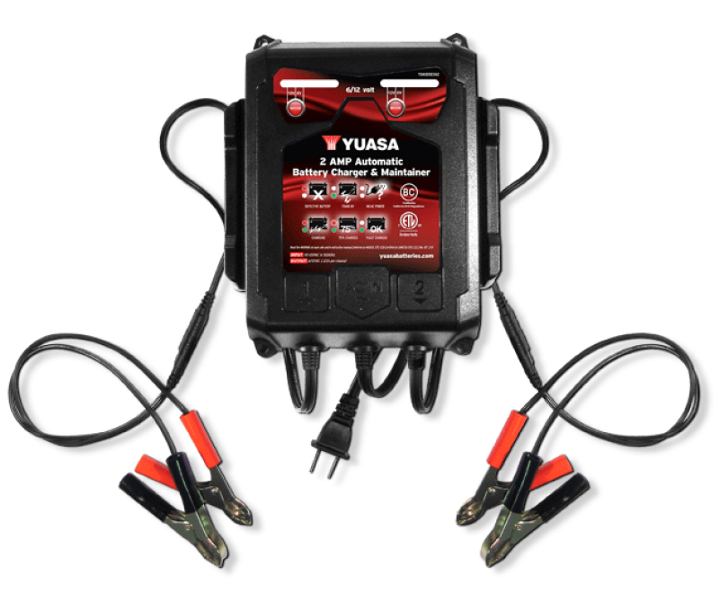 Yuasa 2 Amp Charger & Maintainer (6/12V) Yuasa 2 Amp Charger & Maintainer (6/12V)