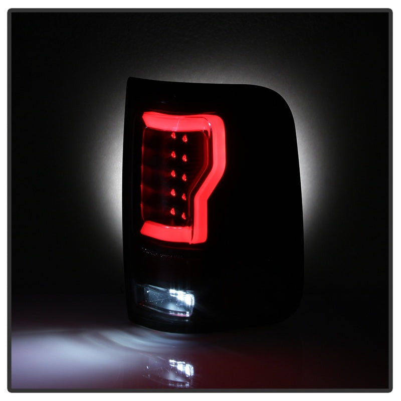 Spyder 04-08 Ford F-150 Projector Tail Lights - Light Bar DRL LED - Black ALT-YD-FF15004V2-LBLED-BK Spyder 04-08 Ford F-150 Projector Tail Lights - Light Bar DRL LED - Black ALT-YD-FF15004V2-LBLED-BK