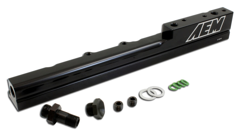 AEM 99-00 Honda Civic Si Black Fuel Rail AEM 99-00 Honda Civic Si Black Fuel Rail