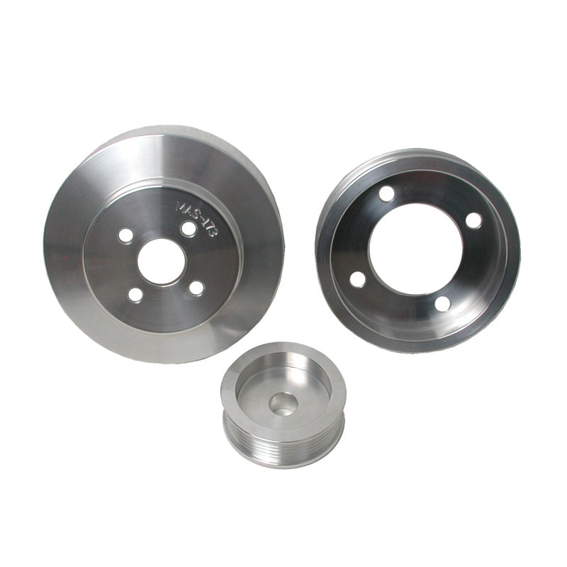 BBK 94-95 Mustang 5.0 Underdrive Pulley Kit - Lightweight CNC Billet Aluminum (3pc) BBK 94-95 Mustang 5.0 Underdrive Pulley Kit - Lightweight CNC Billet Aluminum (3pc)