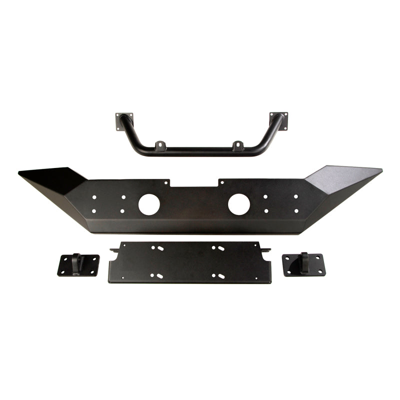 Rugged Ridge Spartan Front Bumper HCE W/Overrider 18-20 Jeep Wrangler JL/JT Rugged Ridge Spartan Front Bumper HCE W/Overrider 18-20 Jeep Wrangler JL/JT
