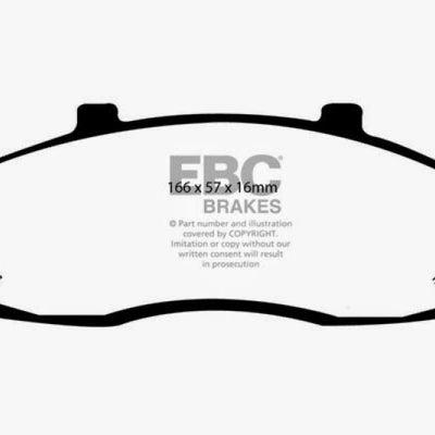 EBC 98-99 Ford F150 4.2 (2WD) (Rear Wheel ABS) Greenstuff Front Brake Pads