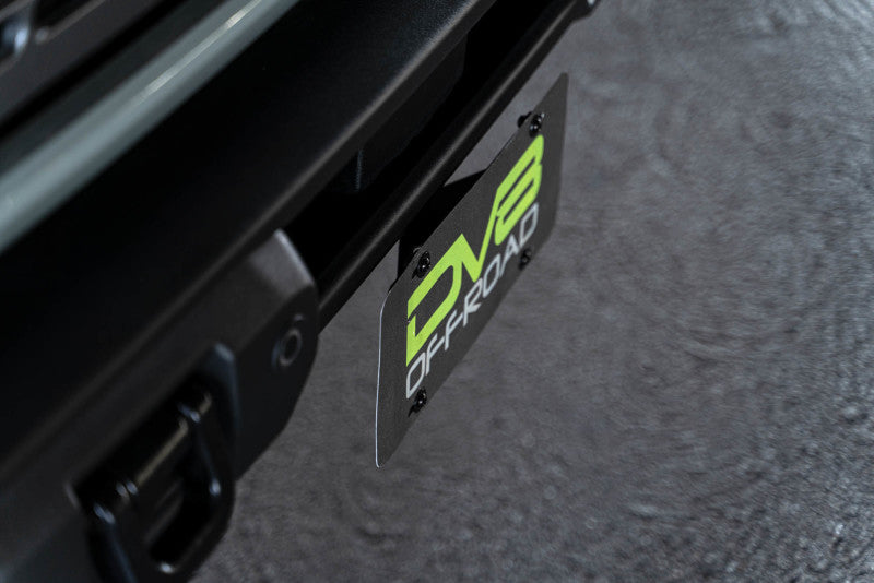 DV8 Offroad 21-23 Ford Bronco Capable Bumper Front License Plate Mount DV8 Offroad 21-23 Ford Bronco Capable Bumper Front License Plate Mount