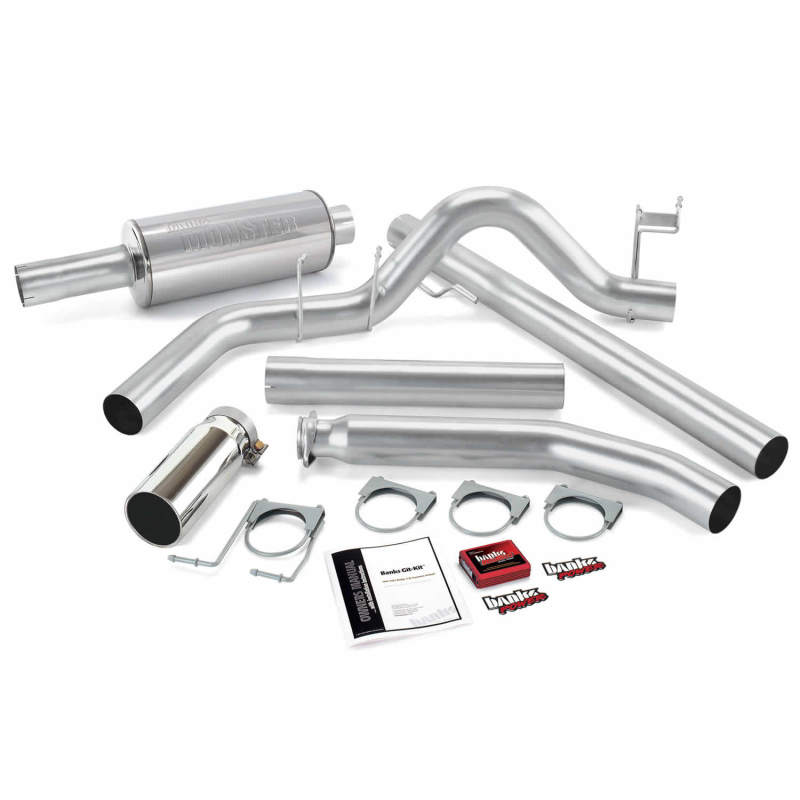 Banks Power 01 Dodge 5.9L Std Cab Git-Kit - SS Single Exhaust w/ Chrome Tip Banks Power 01 Dodge 5.9L Std Cab Git-Kit - SS Single Exhaust w/ Chrome Tip
