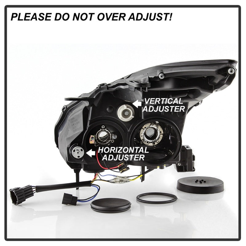 Spyder Nissan GTR R35 09-14 - Projector Headlights - DRL LED - Black Spyder Nissan GTR R35 09-14 - Projector Headlights - DRL LED - Black