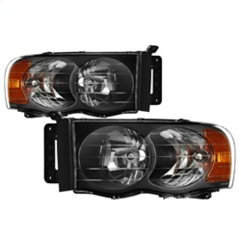 xTune Dodge Ram 1500 02-05 Amber Crystal Headlights Black HD-JH-DR02-AM-BK xTune Dodge Ram 1500 02-05 Amber Crystal Headlights Black HD-JH-DR02-AM-BK