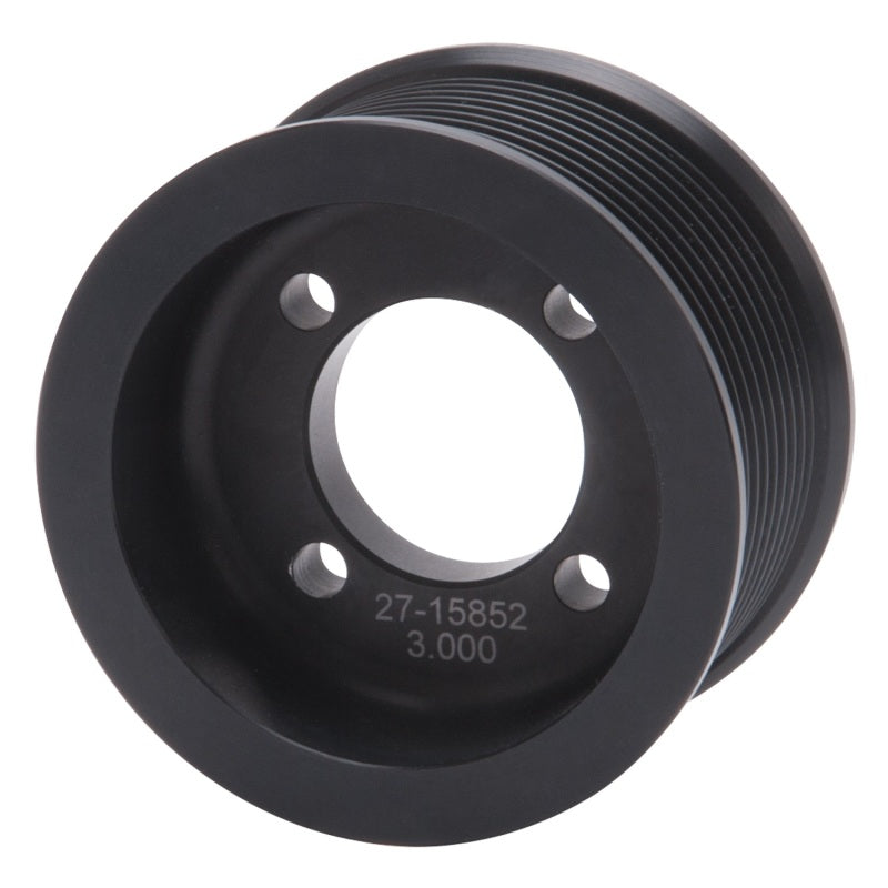 Edelbrock Pulley Supercharger Enforcer 10 Rib 3In Black Edelbrock Pulley Supercharger Enforcer 10 Rib 3In Black