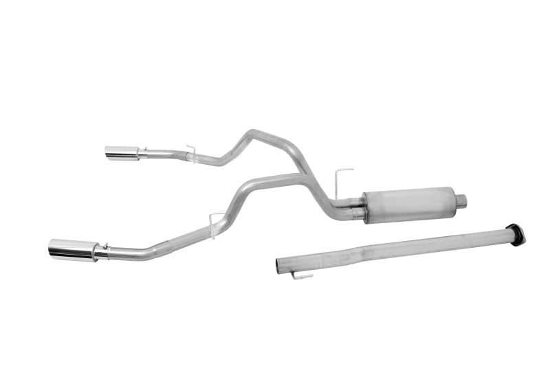 Gibson 15-19 Ford F-150 King Ranch 5.0L 3in/2.5in Cat-Back Dual Split Exhaust - Stainless Gibson 15-19 Ford F-150 King Ranch 5.0L 3in/2.5in Cat-Back Dual Split Exhaust - Stainless
