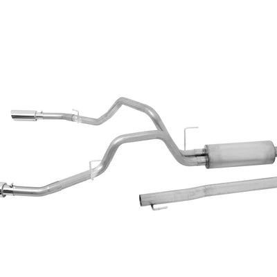 Gibson 15-19 Ford F-150 King Ranch 5.0L 3in/2.5in Cat-Back Dual Split Exhaust - Aluminized