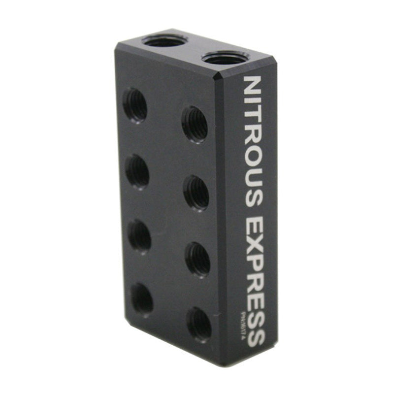 Nitrous Express 2 Inlet 16 Outlet Nitrous/Fuel Distribution Block Nitrous Express 2 Inlet 16 Outlet Nitrous/Fuel Distribution Block