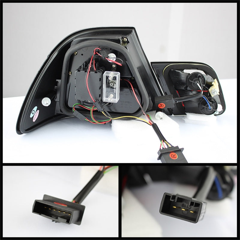 Spyder BMW E46 00-03 2Dr Coupe Light Bar LED Tail Lights Red Clear ALT-YD-BE4600-LBLED-RC Spyder BMW E46 00-03 2Dr Coupe Light Bar LED Tail Lights Red Clear ALT-YD-BE4600-LBLED-RC