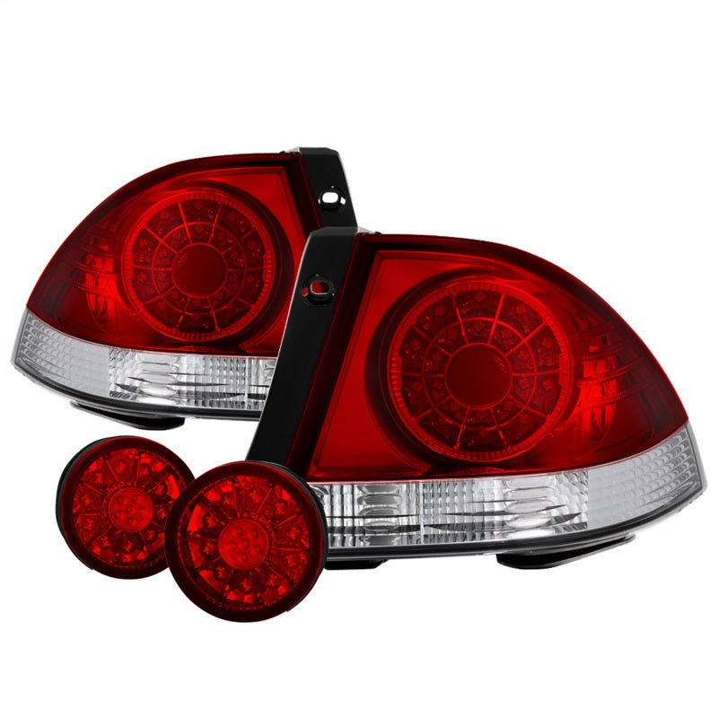 Spyder 01-03 Lexus IS300 LED Tail Lights - Red Clear ALT-YD-LIS300-LED-SET-RC Spyder 01-03 Lexus IS300 LED Tail Lights - Red Clear ALT-YD-LIS300-LED-SET-RC