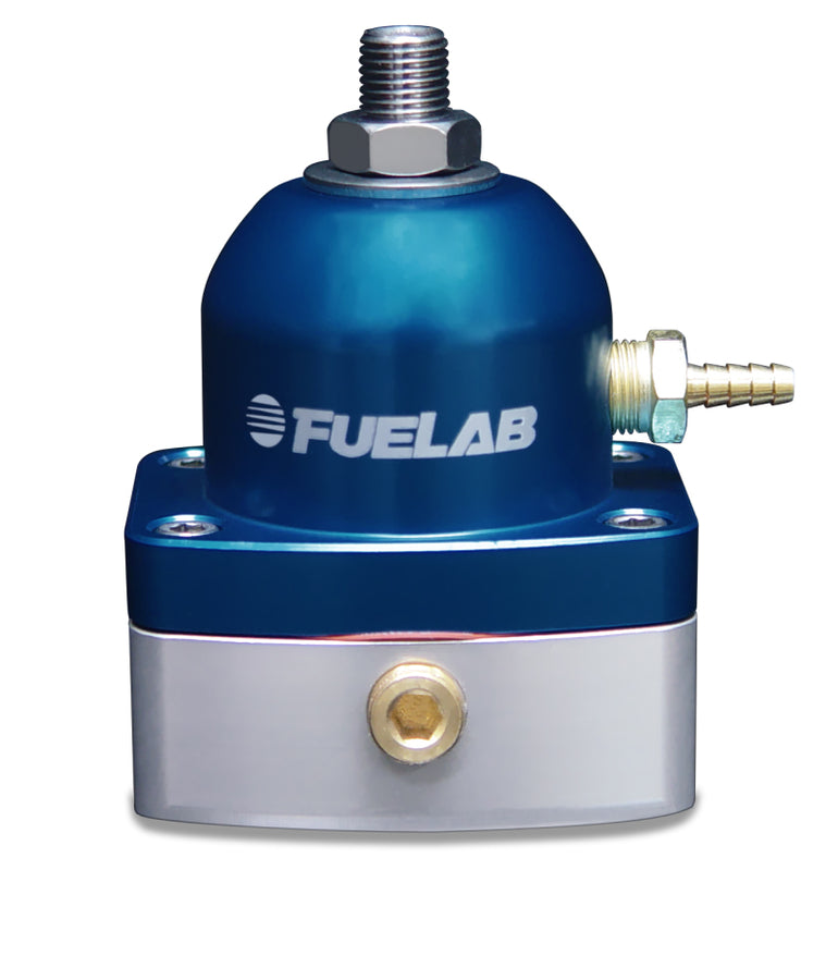 Fuelab 535 EFI Adjustable Mini FPR 25-90 PSI (2) -6AN In (1) -6AN Return - Blue Fuelab 535 EFI Adjustable Mini FPR 25-90 PSI (2) -6AN In (1) -6AN Return - Blue