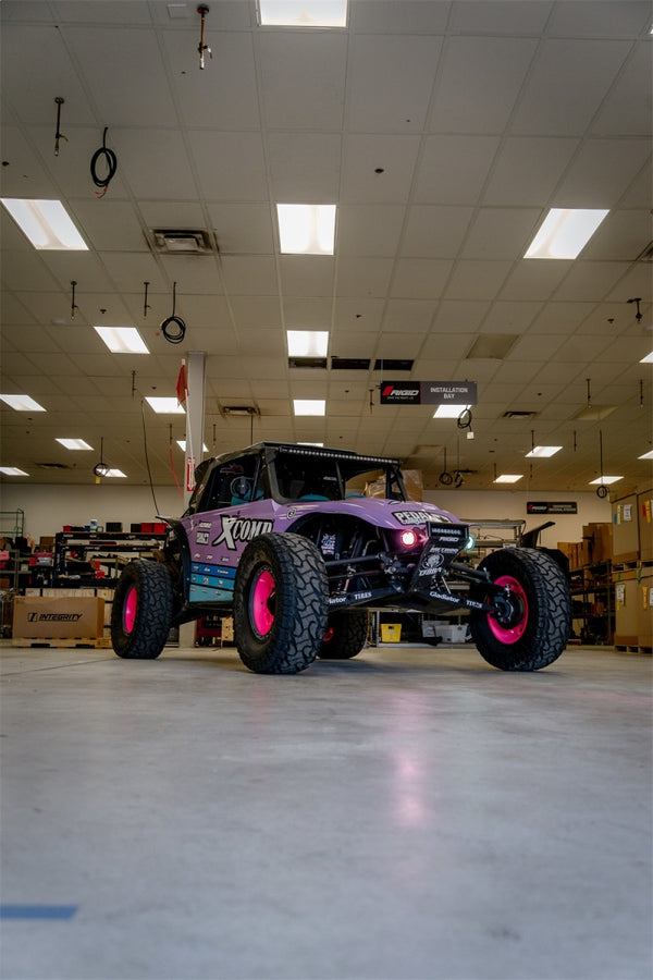 Rigid Industries x SHREDDY 360-Series 6in Lights w/Wt Bcklght (2) + 6 Covers (2 Pink/2 Teal/2 Blk) Rigid Industries x SHREDDY 360-Series 6in Lights w/Wt Bcklght (2) + 6 Covers (2 Pink/2 Teal/2 Blk)