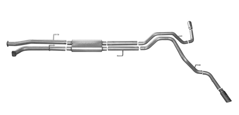 Gibson 14-19 Toyota Tundra SR 4.6L 2.5in Cat-Back Dual Extreme Exhaust - Stainless Gibson 14-19 Toyota Tundra SR 4.6L 2.5in Cat-Back Dual Extreme Exhaust - Stainless