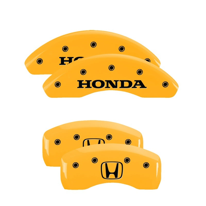 MGP 4 Caliper Covers Engraved Front Honda Rear H Logo Yellow Finish Black Char 2010 Honda CR-V MGP 4 Caliper Covers Engraved Front Honda Rear H Logo Yellow Finish Black Char 2010 Honda CR-V