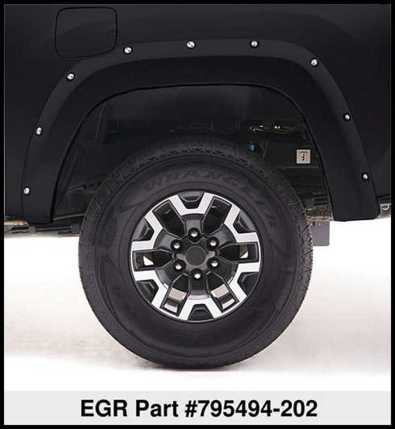 EGR 14+ Toyota Tundra Bolt-On Look Color Match Fender Flares - Set - Black EGR 14+ Toyota Tundra Bolt-On Look Color Match Fender Flares - Set - Black