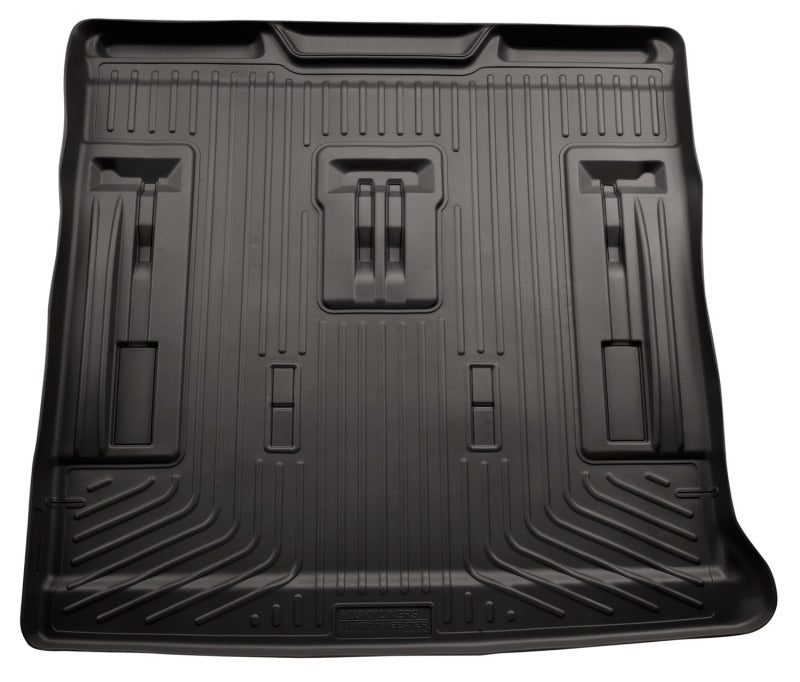Husky Liners 07-13 GM Escalade/Suburban/Yukon WeatherBeater Black Rear Cargo Liners Husky Liners 07-13 GM Escalade/Suburban/Yukon WeatherBeater Black Rear Cargo Liners