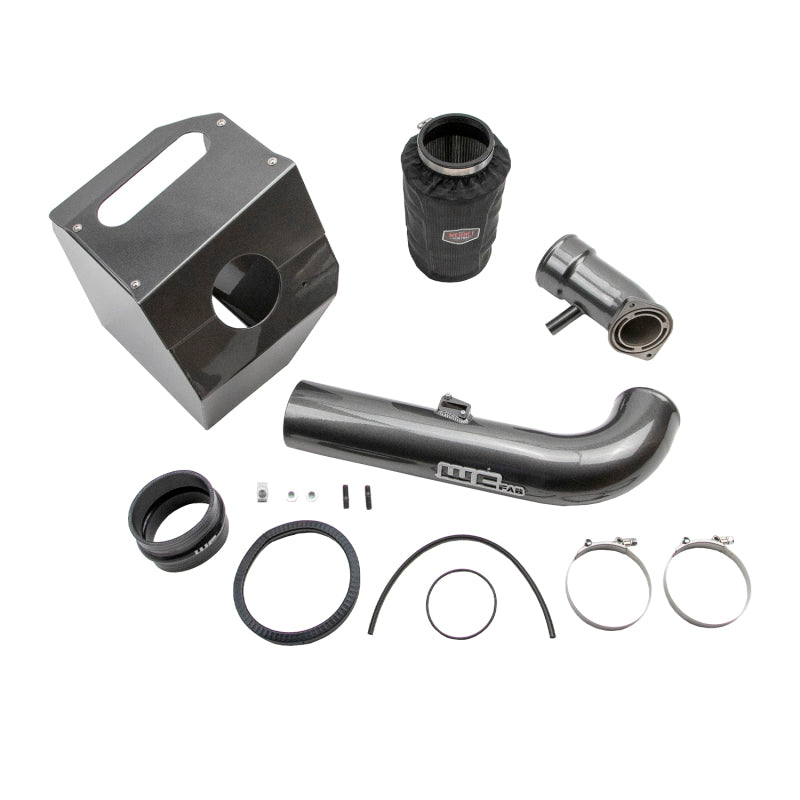 Wehrli 17-19 Chevrolet 6.6L L5P 4in Intake Kit Stage 2 - WCFab Grey Wehrli 17-19 Chevrolet 6.6L L5P 4in Intake Kit Stage 2 - WCFab Grey