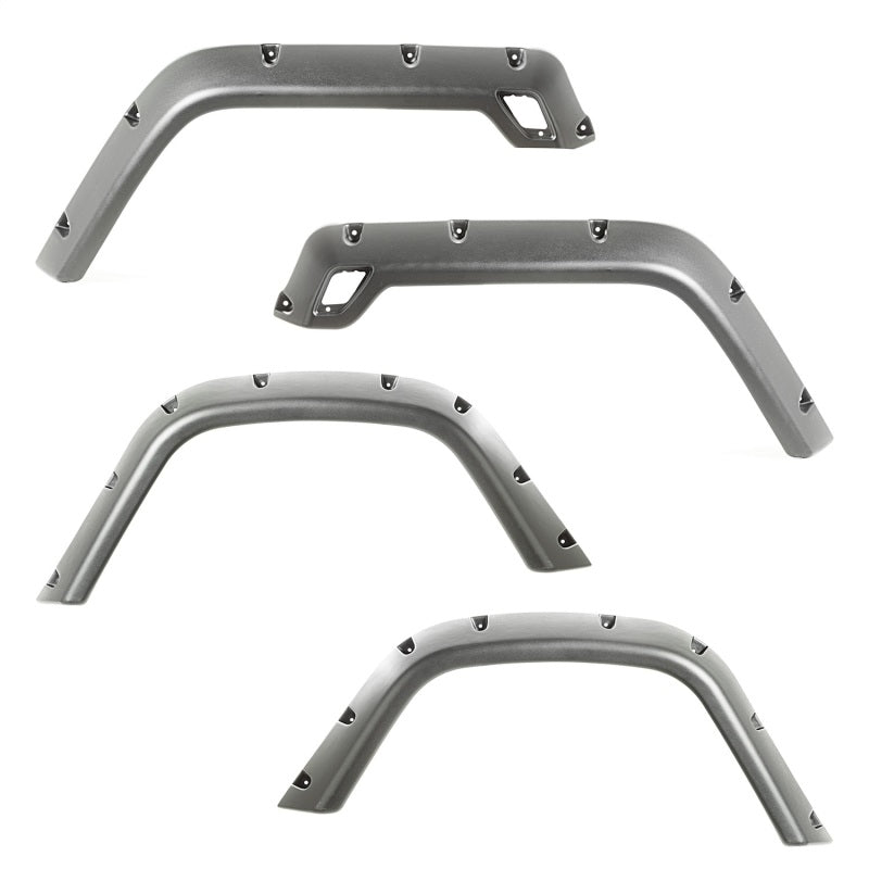 Rugged Ridge 4-Piece Fender Flare Kit 97-06 Jeep Wrangler Rugged Ridge 4-Piece Fender Flare Kit 97-06 Jeep Wrangler