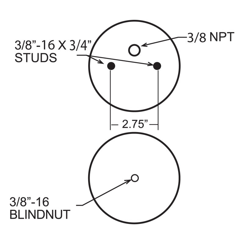 Firestone Ride-Rite Replacement Air Helper Spring Rear 224C (W217606872) Firestone Ride-Rite Replacement Air Helper Spring Rear 224C (W217606872)