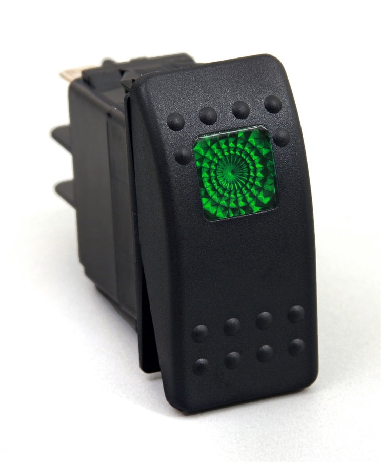Daystar Rocker Switch Green Light 20 AMP Single Pole Daystar Rocker Switch Green Light 20 AMP Single Pole