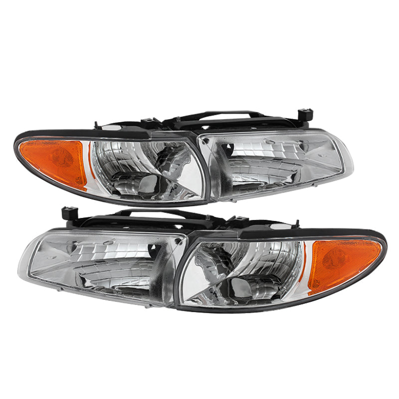 Xtune Pontiac Grand Prix 97-03 Crystal Headlights w/ Amber Corner Lights HD-JH-PGPRIX-SET-AM-C Xtune Pontiac Grand Prix 97-03 Crystal Headlights w/ Amber Corner Lights HD-JH-PGPRIX-SET-AM-C