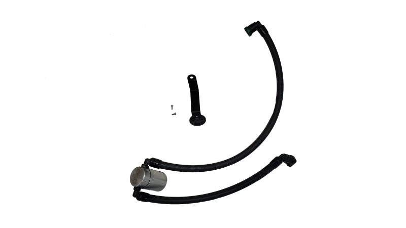 J&L 2024-2025 Ford Mustang 5.0L Oil Separator 3.0 PCV Side - Clear Anodized J&L 2024-2025 Ford Mustang 5.0L Oil Separator 3.0 PCV Side - Clear Anodized