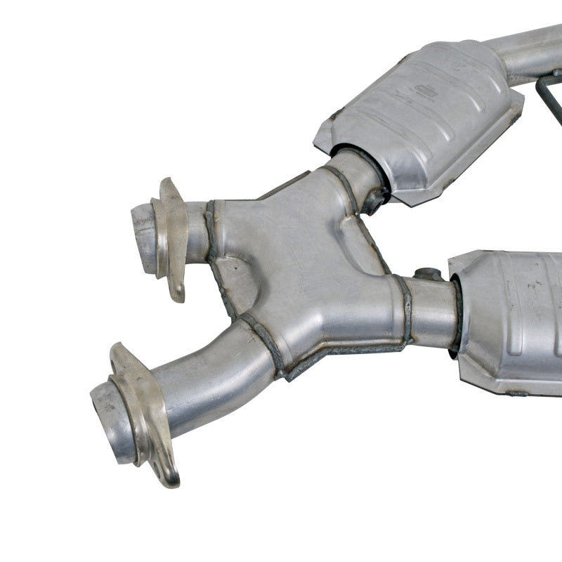 BBK 96-98 Mustang 4.6 GT High Flow X Pipe With Catalytic Converters - 2-1/2 BBK 96-98 Mustang 4.6 GT High Flow X Pipe With Catalytic Converters - 2-1/2