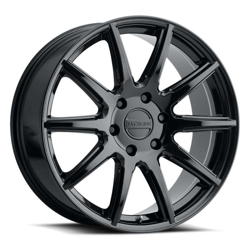 Raceline 159B Spike 18x8in / 6x132 BP / 35mm Offset / 74.6mm Bore - Gloss Black Wheel Raceline 159B Spike 18x8in / 6x132 BP / 35mm Offset / 74.6mm Bore - Gloss Black Wheel