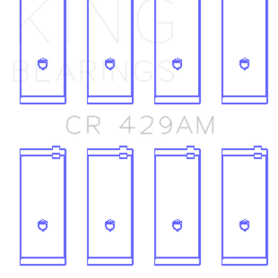 King Engine Bearings Toyota 2A/3A/4A (Size STD) Rod Bearing Set