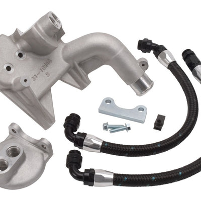 Edelbrock Eforce Remote Oil Filter Mount Kit for 4Wd 2004-10 Ford F-150