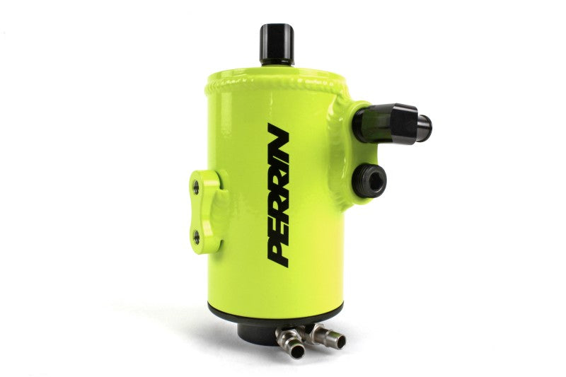 Perrin 02-14 Subaru WRX / 04-19 STI with FMIC Air Oil Separator - Neon Yellow Perrin 02-14 Subaru WRX / 04-19 STI with FMIC Air Oil Separator - Neon Yellow