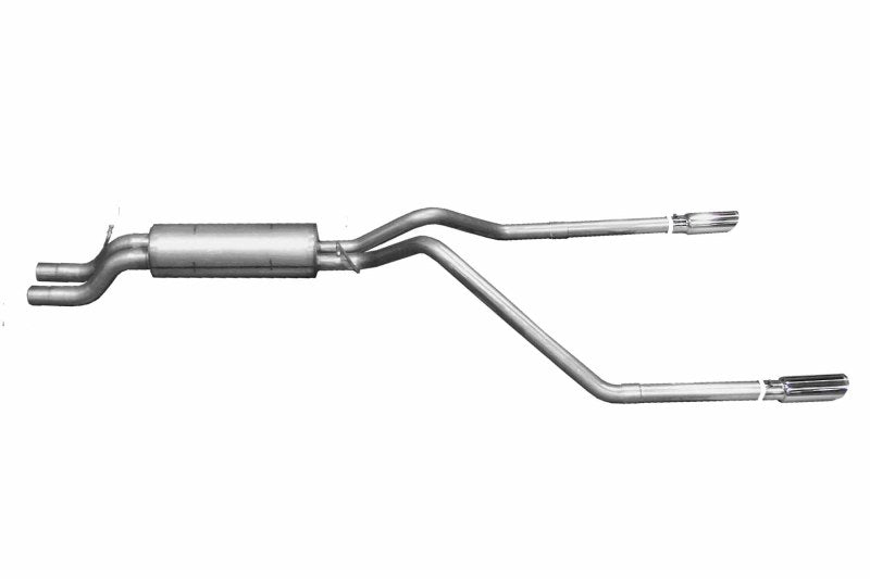 Gibson 01-05 Chevrolet Silverado 2500 HD Base 6.0L 2.5in Cat-Back Dual Split Exhaust - Stainless Gibson 01-05 Chevrolet Silverado 2500 HD Base 6.0L 2.5in Cat-Back Dual Split Exhaust - Stainless