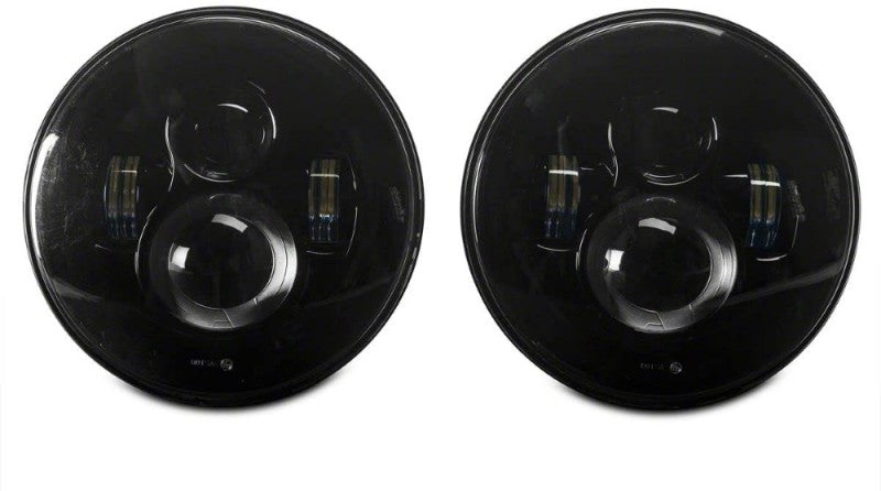 Raxiom 97-18 Jeep Wrangler TJ/JK Axial Series LED Daymaker Headlights- Black Housing (Clear Lens) Raxiom 97-18 Jeep Wrangler TJ/JK Axial Series LED Daymaker Headlights- Black Housing (Clear Lens)