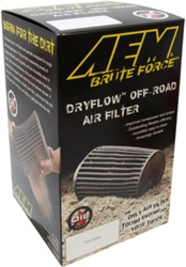 AEM Dryflow 3.5in. X 7in. Round Tapered Air Filter AEM Dryflow 3.5in. X 7in. Round Tapered Air Filter