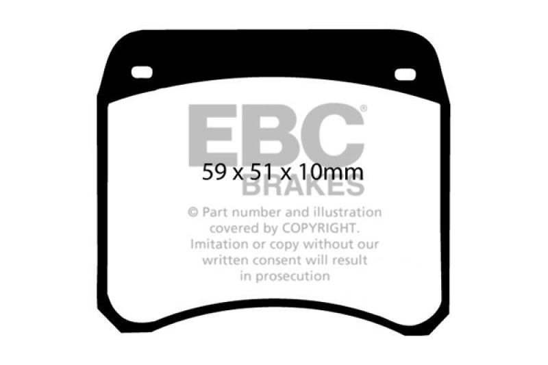 EBC 63-69 Rover Mini Cooper Greenstuff Front Brake Pads EBC 63-69 Rover Mini Cooper Greenstuff Front Brake Pads