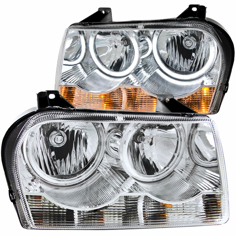 ANZO 2005-2010 Chrysler 300 Crystal Headlights w/ Halo Chrome (CCFL) ANZO 2005-2010 Chrysler 300 Crystal Headlights w/ Halo Chrome (CCFL)