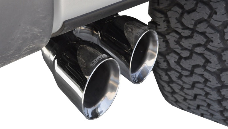 Corsa 2011-2014 Ford F-150 Raptor 6.2L V8 133in Wheelbase Polished Xtreme Cat-Back Exhaust Corsa 2011-2014 Ford F-150 Raptor 6.2L V8 133in Wheelbase Polished Xtreme Cat-Back Exhaust