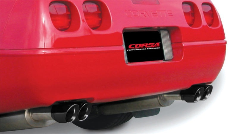 Corsa 1990-1995 Chevrolet Corvette C4 ZR1 5.7L V8 LT5 Black Sport Cat-Back Exhaust Corsa 1990-1995 Chevrolet Corvette C4 ZR1 5.7L V8 LT5 Black Sport Cat-Back Exhaust
