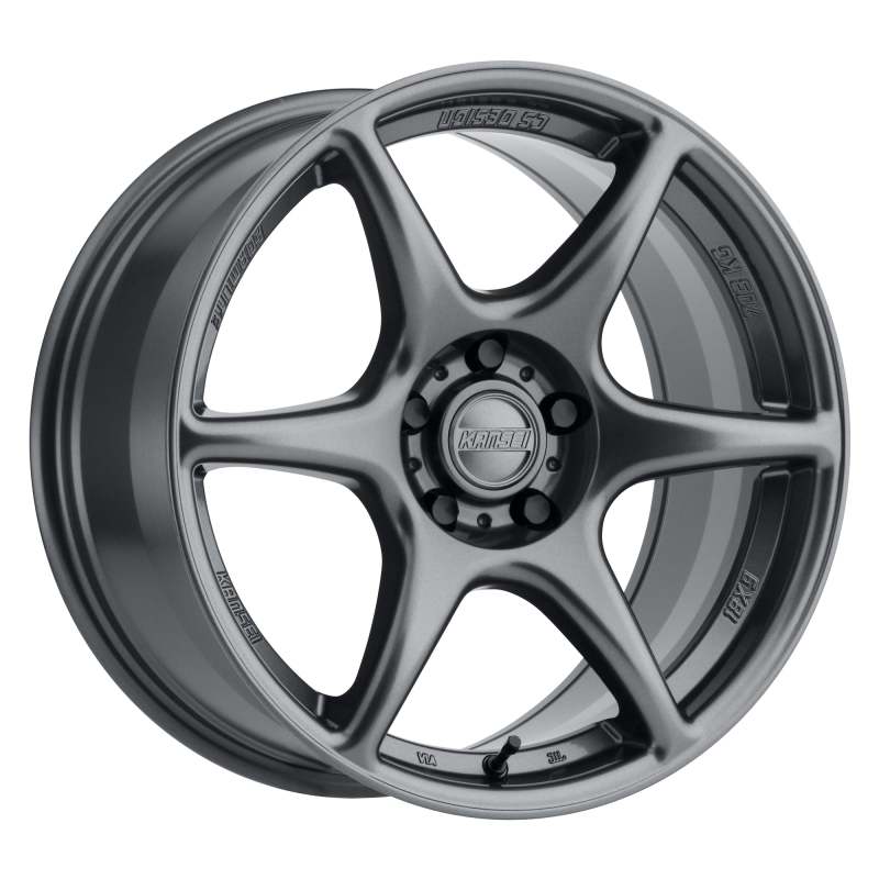 Kansei K11G Tandem 18x8.5in / 5x108 BP / 35mm Offset / 63.4mm Bore - Gunmetal Wheel Kansei K11G Tandem 18x8.5in / 5x108 BP / 35mm Offset / 63.4mm Bore - Gunmetal Wheel