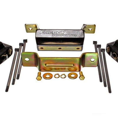 Energy Suspension 88-94 GM Blazer 4WD K Series Black Motor and Transmission Mounts; Zinc Finish