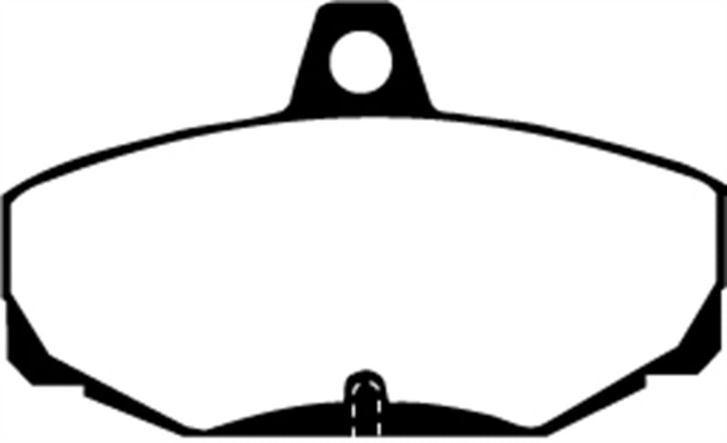 EBC 96-00 Ac Ace 5.0 Greenstuff Rear Brake Pads EBC 96-00 Ac Ace 5.0 Greenstuff Rear Brake Pads