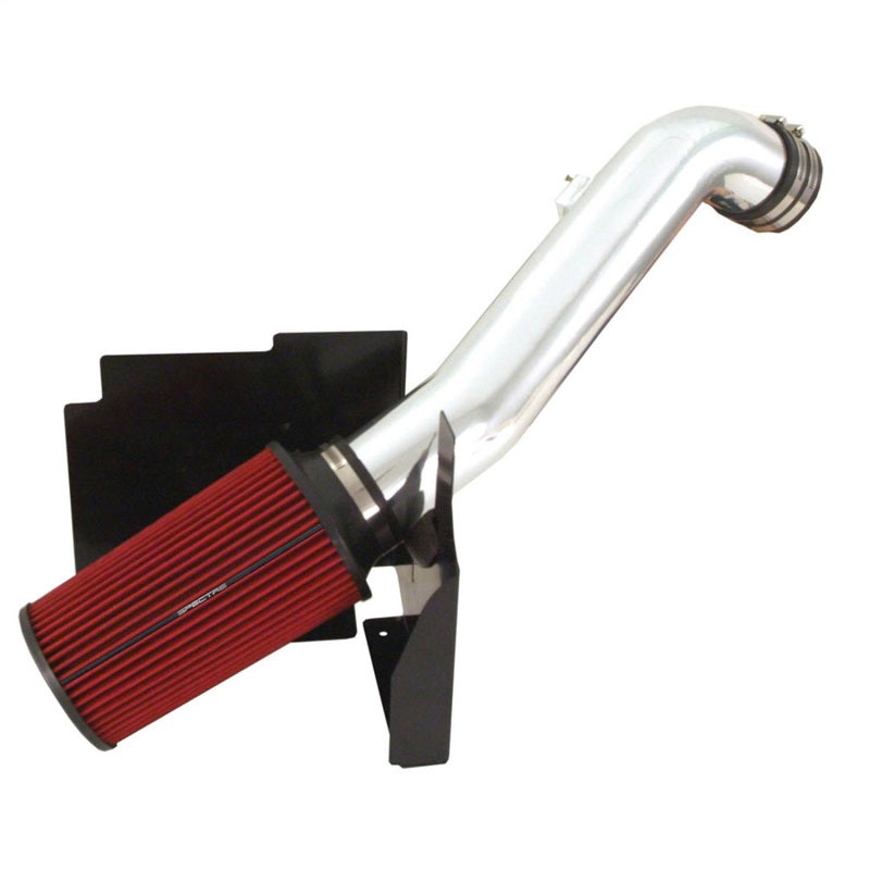 Spectre 01-04 GM Truck V8-6.6L DSL Air Intake Kit - Clear Anodized w/Red Filter Spectre 01-04 GM Truck V8-6.6L DSL Air Intake Kit - Clear Anodized w/Red Filter