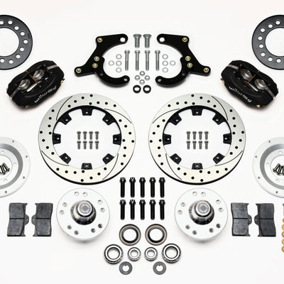 Wilwood Forged Dynalite Front Kit 11.75in Drilled 59-64 Chevy Impala / 63-64 Corvette
