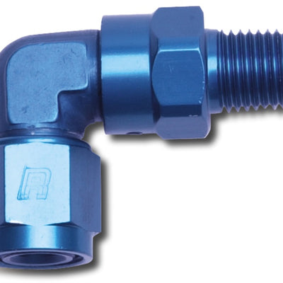 Russell Performance -10 AN 90 Degree Female to Male 1/2in Swivel NPT Fitting