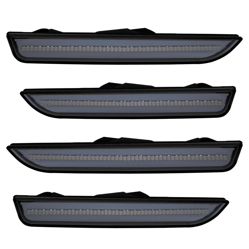 Oracle 10-14 Ford Mustang Concept Sidemarker Set - Tinted - Competition Orange (CY) Oracle 10-14 Ford Mustang Concept Sidemarker Set - Tinted - Competition Orange (CY)