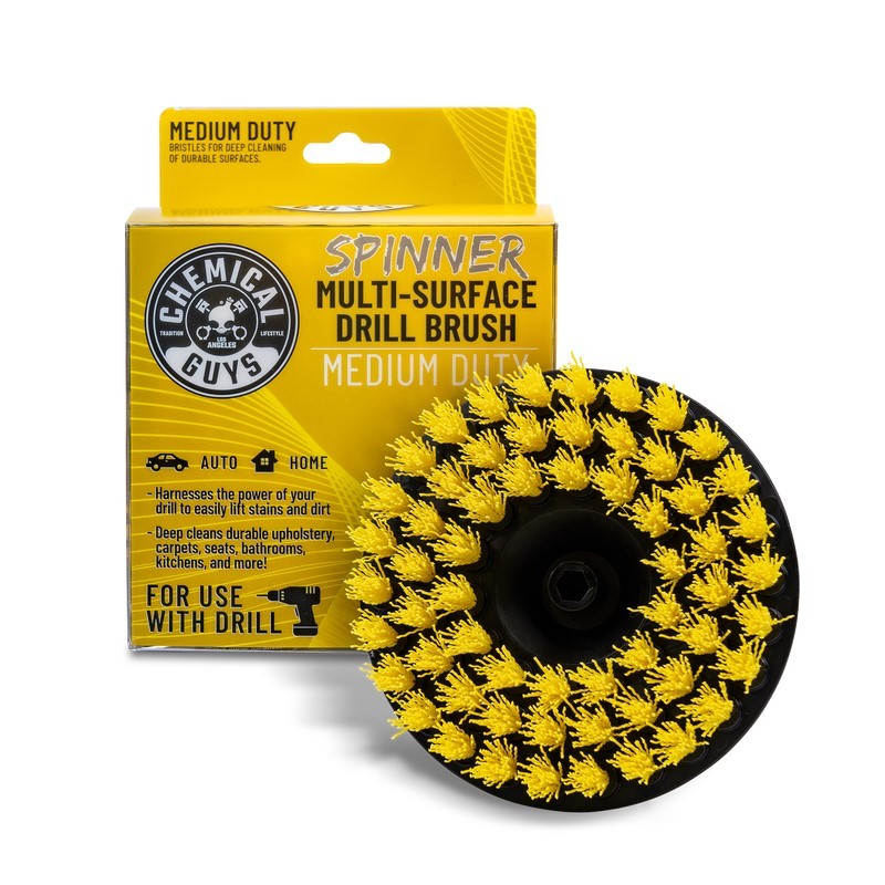 Chemical Guys Carpet Brush w/Drill Attachment - Medium Duty Chemical Guys Carpet Brush w/Drill Attachment - Medium Duty