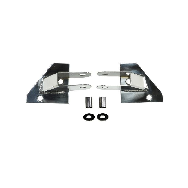 Rugged Ridge 87-95 Jeep Wrangler YJ Stainless Steel Mirror Relocation Brackets Rugged Ridge 87-95 Jeep Wrangler YJ Stainless Steel Mirror Relocation Brackets